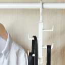 Πλαστικός πολυλειτουργικός κρεμαστός κάθετος κρεμάστης 26,5 x 10,5 εκ. με 4 γάντζους Χωρητικότητα 5 κιλά Εξοικονόμηση χώρου Οργάνωση κουζίνας και μπάνιου 2