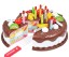 Plastikowy tort urodzinowy dla dzieci 1