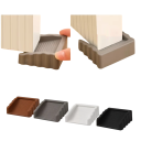Plastische Türstopper in Keilform 6,2 x 6,2 x 2,5 cm Blockierer für die Unterseite der Tür Matt Sicherheitskeil gegen Schließen und Einklemmen 6