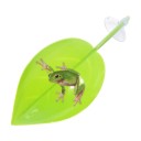 Plastisk blad med sugekop 7,2 x 18,5 cm til krybdyr, terrariedekoration, varmeplatform til krybdyr 15