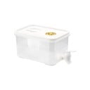 Plastisk drikke dispenser til køleskab 3,5 l Gennemsigtig kande med tætsluttende hanekran Kasse til kolde drikke Bar festbeholder Køleskab 1