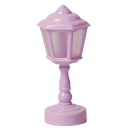 Plastiskt nattljus för bord LED-lampa kompakt 14 x 6,5 cm bärbar belysning för sovrum barnrum med batteri 3
