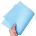 Plastová doska simulácie vody 25 x 27,5 cm Modrá priehľadná fólia s textúrou hladiny pre dioráma modelárstva rieku jazero a bazén 10