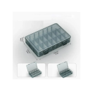 Plastová krabička na šroubky 15 přihrádek 19 x 12.5 x 3.5 cm Úložný box na nářadí Součástky Vrtáky Elektroniku 2