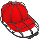 Plastová podložka na baseballovú čiapku 35 x 22 x 13,5 cm Rám proti deformácii Čiapicový držiak do umývačky a práčky Domáci pomocník 1