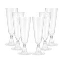 Plastové poháriky na sekt 25 ks 150–160 ml elegantné šampanské flauty plast rôzne farebné varianty pohár na šumivé víno pre oslavy a párty 2