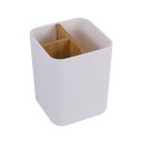 Plastový držák na zubné kefky 11x9x9 cm Úložný box do kúpeľne Organizér na kefky Praktický kúpeľňový doplnok pre hygienu 2 Plastový držák na zubné kefky 11x9x9 cm Úložný box do kúpeľne Organizér na kefky Praktický kúpeľňový doplnok pre hygienu 2
