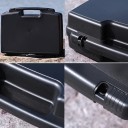 Plastový kufr na nářadí Nárazuvzdorný box s pěnovou vložkou 355 x 265 x 88 mm Plast Černá Na přístroje i nářadí Multifunkční přepravní organizér 3