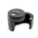 Plastový zámek na láhev s 3místným kódem 43 x 43 mm kombinace čísel černý bezpečnostní uzávěr na víno a nápoje 2