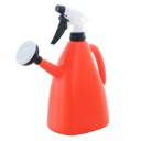 Plastowa konewka z rozpylaczem 2w1 1 l 13×9,5×25 cm plastik ręczne nawadnianie i opryskiwanie roślin wnętrze ogród 3