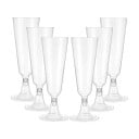Plastowe szklanki do szampana 25 szt. 150–160 ml eleganckie kieliszki do szampana plastik różne warianty kolorystyczne szklanki 2