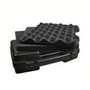 Plastowy kufr na narzędzia Uderzeniowy box z piankową wkładką 355 x 265 x 88 mm Plastik Czarny Na urządzenia i narzędzia Wielofunkcyjny organizator 2