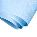 Plastskiva för vatten simulering 25 x 27,5 cm Blå genomskinlig folie med textur för ytan för diorama modellering flod sjö och pool 1