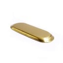Plateau décoratif en acier inoxydable 18 cm Plateau de rangement ovale doré Organisateur élégant pour bijoux, cosmétiques, clés Décoration intérieure 2