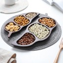 Plateau en bois en forme de gousse 2