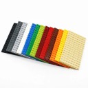 Plates-formes de construction 5 pcs 6,4 x 12,8 cm Compatibles avec Lego et autres jeux de construction Petites plaques pour construire Accessoires pour briques Jeu créatif 13