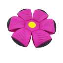 Platillo volante Pelota de plástico para apretar para niños Pelota plana Frisbee mágico para el jardín y en el agua 23 x 15,5 cm 6