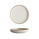 Plato con borde dorado 9