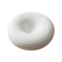 Plato de cerámica para servir con centro profundo 16,7 x 6,9 cm plato blanco de cerámica para servir postres y platos pequeños 1