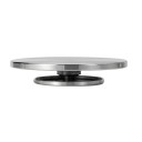 Plato giratorio de aluminio doble cara de 25 cm Plataforma escultórica para cerámica Torno de alfarero Herramienta Lazy Susan Modelado de arcilla 1