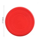 Plato volador para perros y gatos de silicona 17,8 cm colorido resistente a mordidas juguete interactivo para entrenamiento y lanzamiento 2 Plato volador para perros y gatos de silicona 17,8 cm colorido resistente a mordidas juguete interactivo para entrenamiento y lanzamiento 2