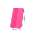 Platt bilskrapa 12 x 7,5 cm plast rosa skrapa för rengöring av bilfönster och applicering av folie 2
