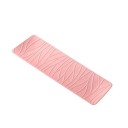 Platt rektangulär tallrik med relieflinjemönster 29,5 x 10,5 cm dekorativ tallrik för servering av sushi och desserter 1