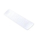 Platt rektangulär tallrik med relieflinjemönster 29,5 x 10,5 cm dekorativ tallrik för servering av sushi och desserter 3