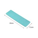 Platt rektangulär tallrik med reliefmönster i vågor 24 x 7,5 cm dekorativ tallrik för servering av sushi och desserter 5