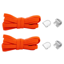 Platte elastische veters 8 mm 105 cm 1 paar Snelle vetersluiting zonder strikken voor sneakers Kinderen en volwassenen Universele accessoire 16