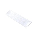 Platte rechthoekige schaal met reliëf golfpatroon 24 x 7,5 cm decoratieve serveerschaal voor het serveren van sushi desserts 3