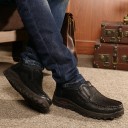 Plattform loafers för män J1487 5