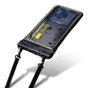 Plávajúce vodotesné puzdro IPX8 na mobilný telefón 23,5 x 12,5 cm s klipom prachotesné so šnúrkou na krk a okienkom na fotoaparát 2