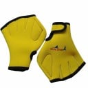 Plavecké neoprenové rukavice BLUE DIVE S plávajúcimi blánami a nastaviteľným suchým zipsom 23 x 18,5 cm Neopren Pre plávanie a aqua fitness 1