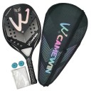 Plážová tenisová raketa Camewn 3K uhlíkové vlákno Drsný povrch Tloušťka 22 mm Jádro z EVA pěny S taškou a potními pásky Na beach tennis 1