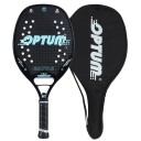 Plážová tenisová raketa Optum Battle Pro Hrubý povrch Délka 50 cm Tloušťka 20 mm 12K uhlíkové vlákno Jádro z EVA pěny Černá Na beach tennis 2