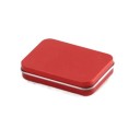 Plechová dárková krabička 8,7 × 6 × 1,7 cm kovová dóza s víkem barevná obdélníková krabička na drobnosti čaj kávu balení 10