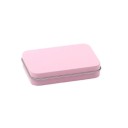 Plechová dárková krabička 8,7 × 6 × 1,7 cm kovová dóza s víkem barevná obdélníková krabička na drobnosti čaj kávu balení 7