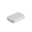 Plechová dárková krabička 8,7 × 6 × 1,7 cm kovová dóza s víkem barevná obdélníková krabička na drobnosti čaj kávu balení 8