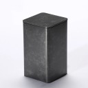 Plechová dárková krabička velká 85 × 85 × 150 mm kovová dóza barevné balení na čaj kávu cukr potraviny organizér s víkem 4