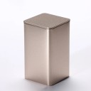 Plechová dárková krabička velká 85 × 85 × 150 mm kovová dóza barevné balení na čaj kávu cukr potraviny organizér s víkem 5