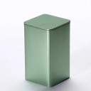 Plechová dárková krabička velká 85 × 85 × 150 mm kovová dóza barevné balení na čaj kávu cukr potraviny organizér s víkem 3