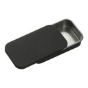 Plechová krabička na šperky a drobnosti 60 × 34 × 11 mm kovová dóza s posuvným víkem balení na léky bonbony 1