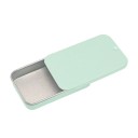 Plechová krabička na šperky a drobnosti 60 × 34 × 11 mm kovová dóza s posuvným víkem balení na léky bonbony 5