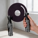 Πλεκτό σχοινάκι LINGPENG με σκοινί 7 mm Μαλακές λαβές 13 cm Διπλά ρουλεμάν Ρυθμιζόμενο μήκος Για καρδιο και fitness 5
