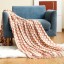Pletená deka se střapcem 127 x 152 cm N973 3