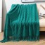 Pletená deka se střapcem 130 x 200 cm 10