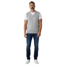 Pleteny svetr nélküli V-nyakkal unisex 1
