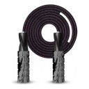 Pletnet springtov LINGPENG med reb 7 mm Skumhåndtag 13 cm Dobbelt lejer Justerbar længde Til cardio og fitness 2