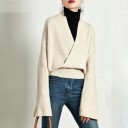 Plisseret sweater til kvinder 1